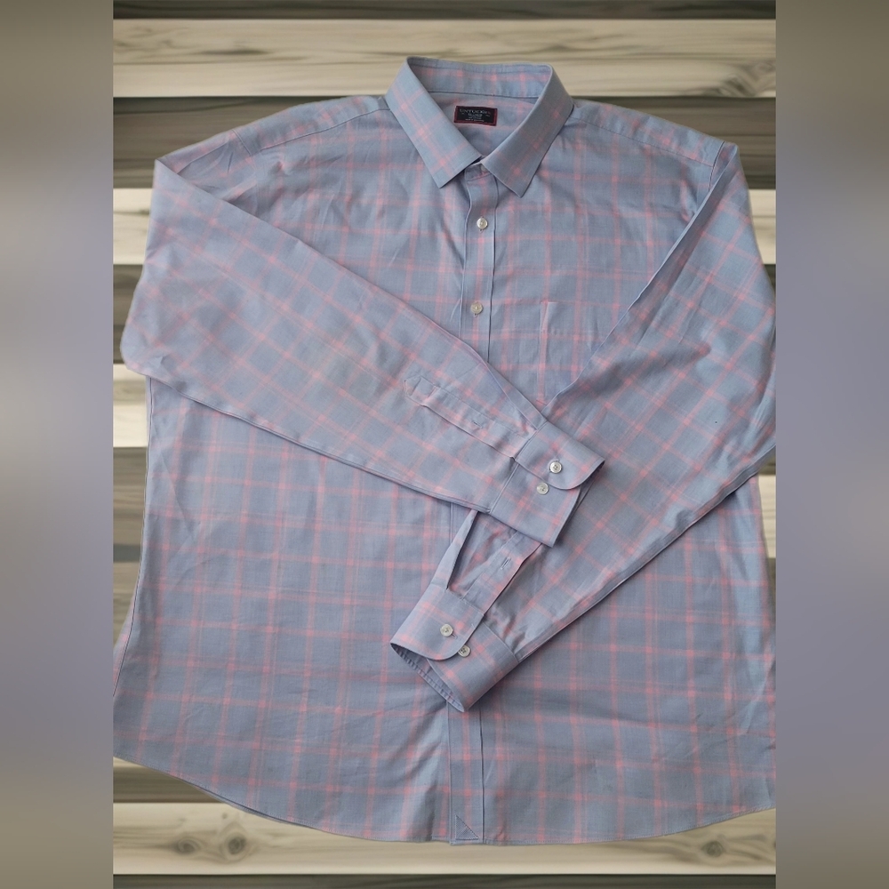 Untuckit Plaid Long Sleeve Shirt 100% Cotton Sz XXL